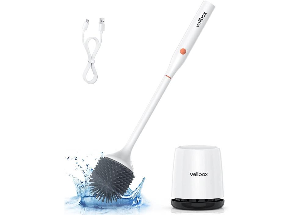 An electric Vellbox toilet brush.