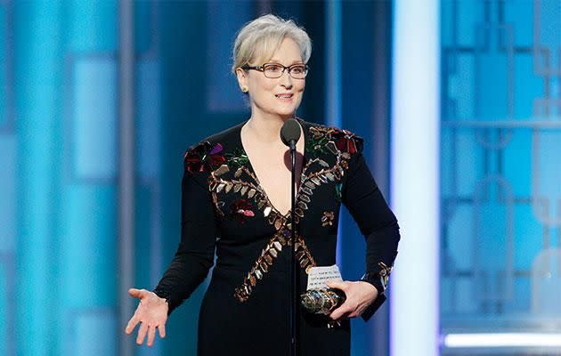 Meryl Streep won the renowned Cecil B. DeMille Award. Photo: Getty Images