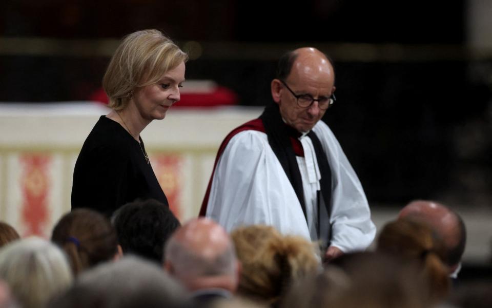 Prime Minister Liz Truss attends a Service of Prayer and Reflection - Paul Childs/Reuters