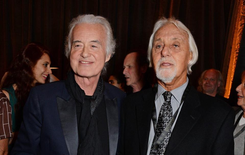 Richard Cole with Jimmy Page in 2018 - Getty