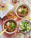 <p>This simple chili is weeknight fast — you can make enough to bring leftovers for lunch, or just make it for lunch!</p><p><strong><a href="https://www.countryliving.com/food-drinks/a37974657/best-classic-white-chicken-chili-recipe/" rel="nofollow noopener" target="_blank" data-ylk="slk:Get the recipe for White Chicken Chili;elm:context_link;itc:0;sec:content-canvas" class="link ">Get the recipe for White Chicken Chili</a>.</strong></p>