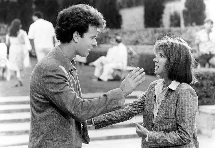 <p>Another role with Tom Hanks in 1985. (Photo: Everett Collection)</p>
