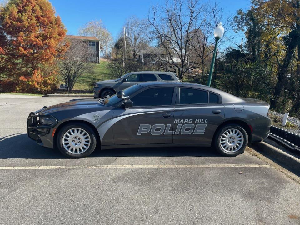 A Mars Hill Police squad car