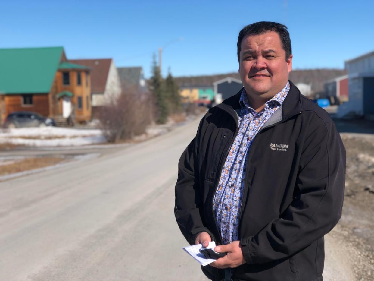 'Whether you're Gwich'in or not, come celebrate the formation of this milestone agreement,' said Ken Kyikavichik, the grand chief of the Gwich'in Tribal Council. (Mackenzie Scott/CBC - image credit)