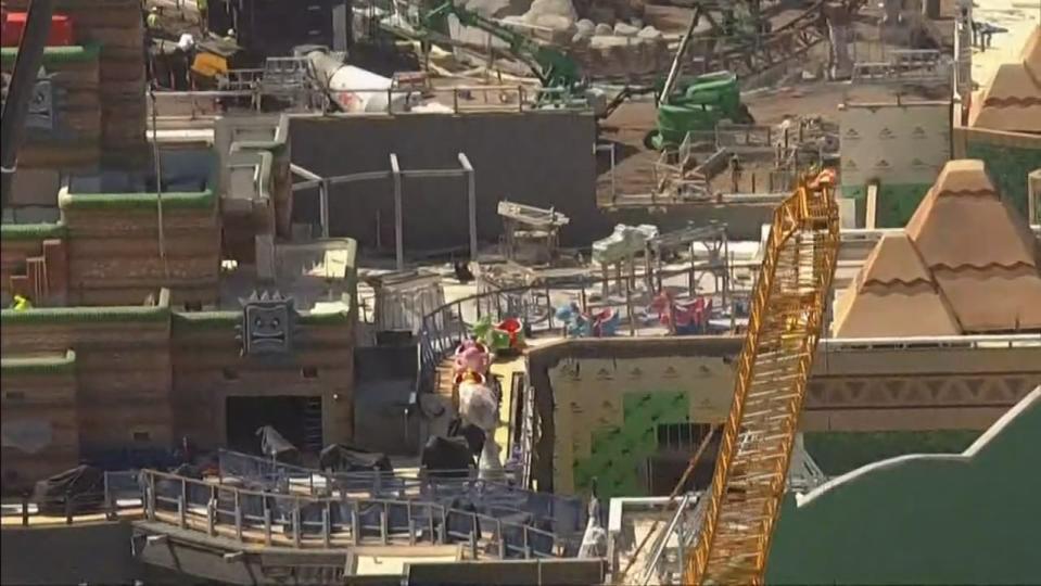 Skywitness 9 flew over the construction site earlier this week and saw some major updates.