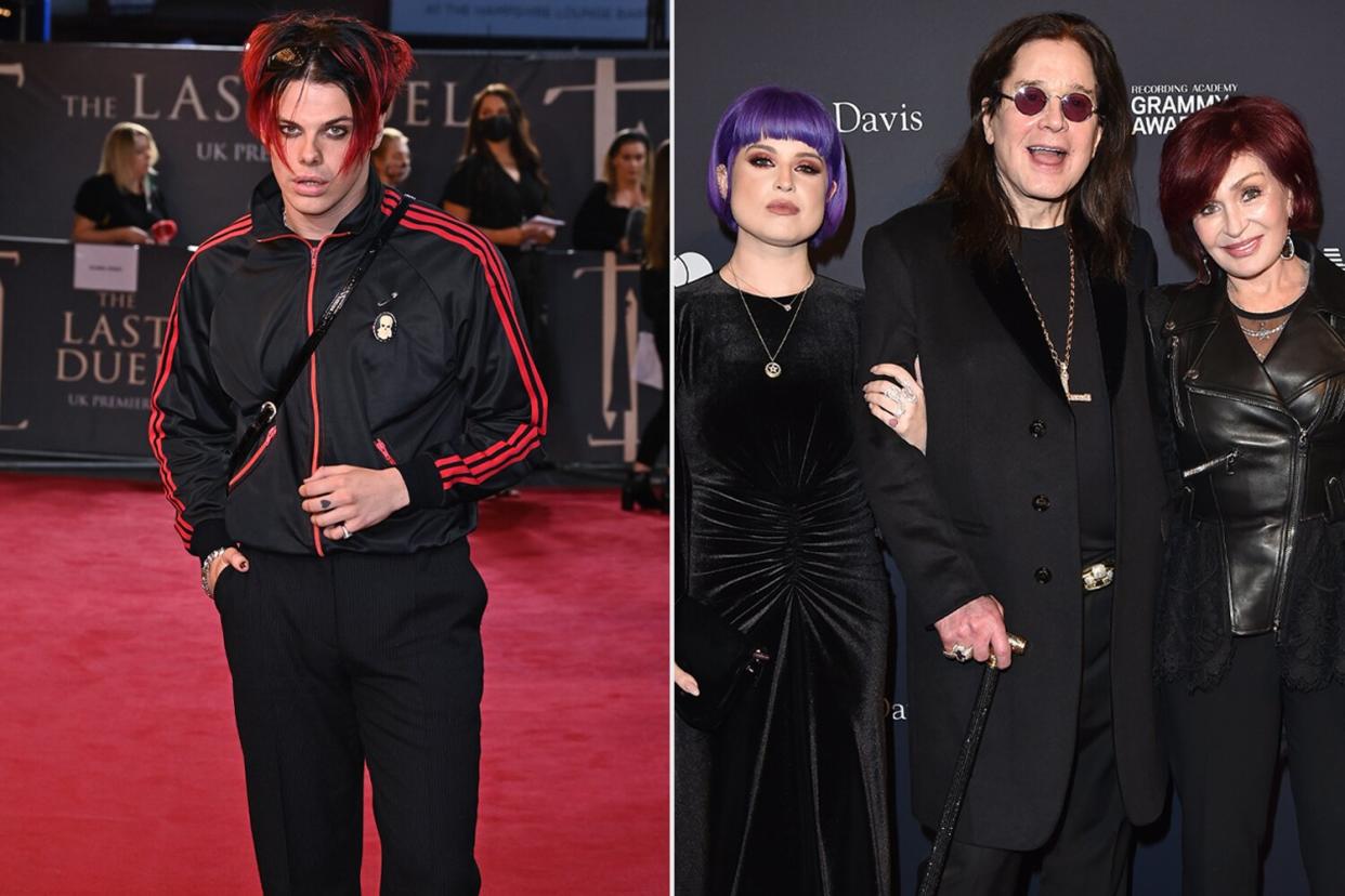 Yungblud, Kelly Osbourne, Ozzy Osbourne, and Sharon Osbourne