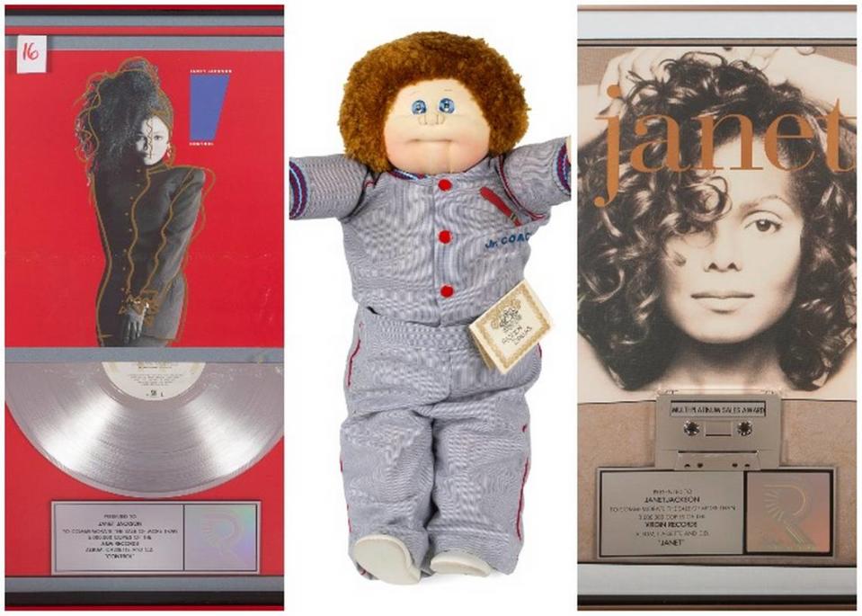 Items featured in the auction span Jackson’s 40 year musical career and personal life.