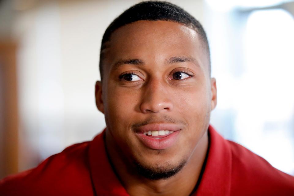 OU defensive end Reggie Grimes hasn't visited Nebraska often. But Saturday, Grimes will be in the same stadium where his mother cheered, as OU takes on the Huskers.