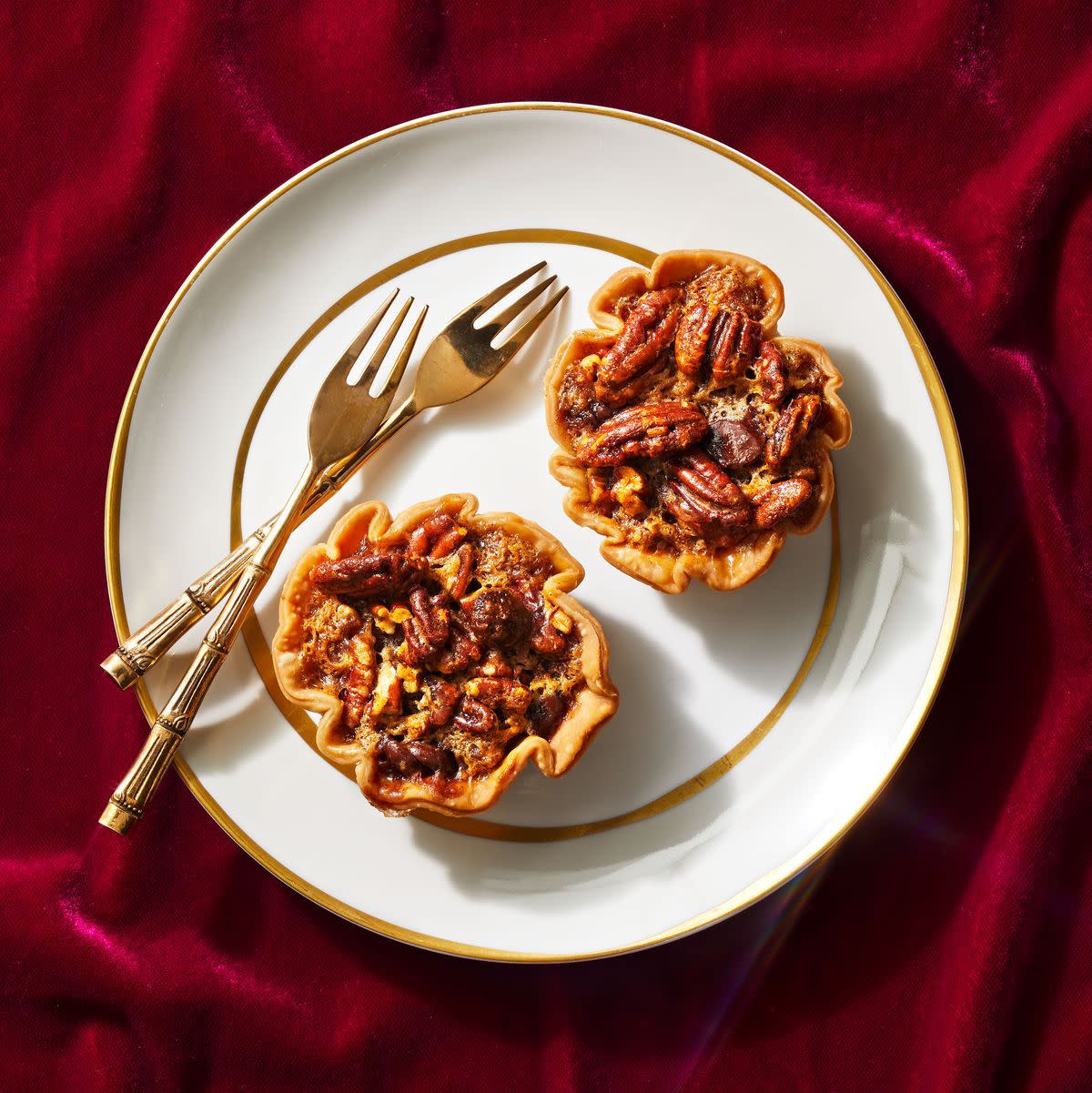 new years eve desserts mini chocolate pecan pies