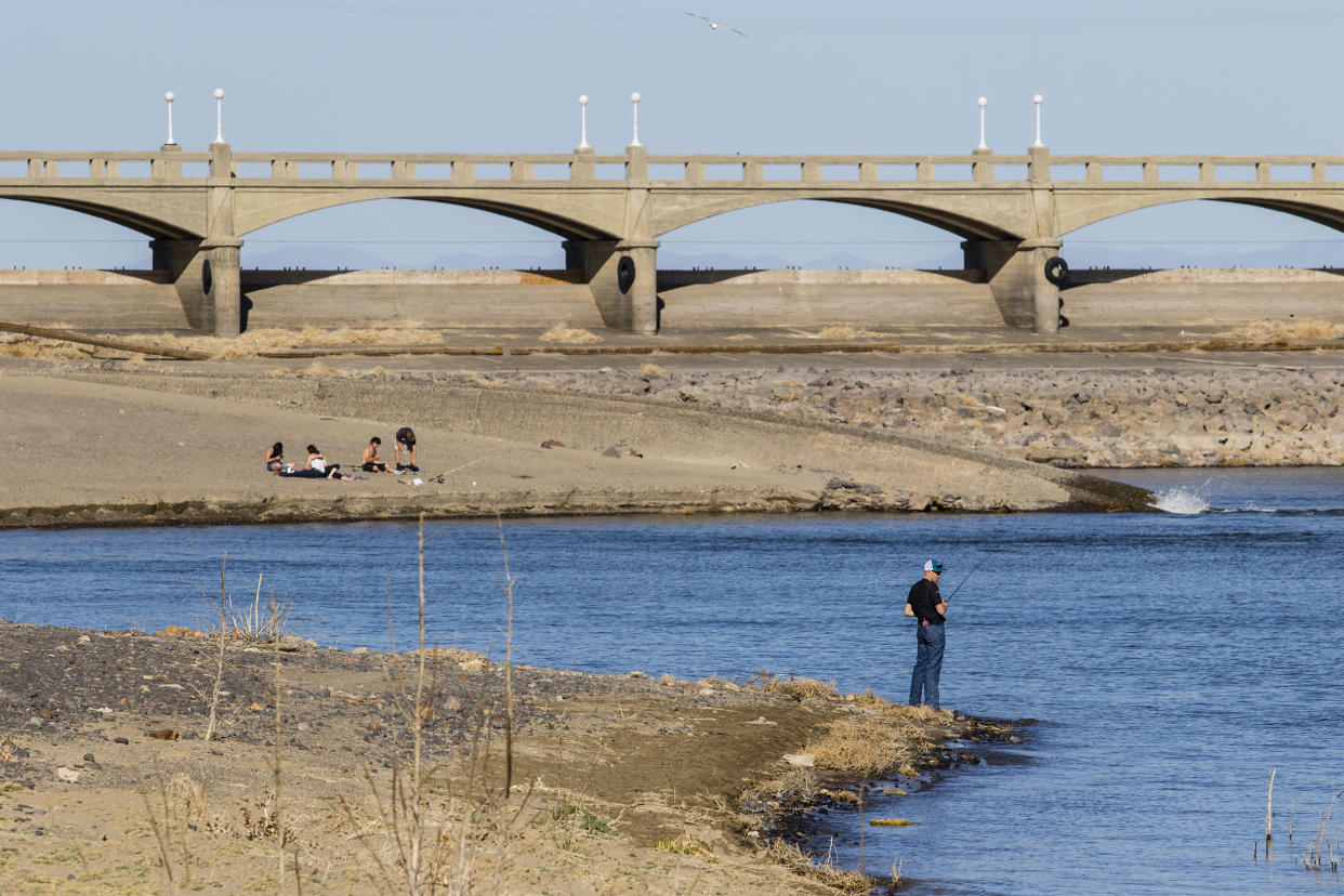 Image: A water canal in Carson City, Nev. (Ty O'Neil / SOPA Images/LightRocket via Getty Images)