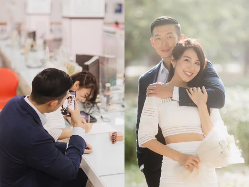 中信兄弟啦啦隊女神Peggy結婚了（圖／翻攝自Peggy IG）