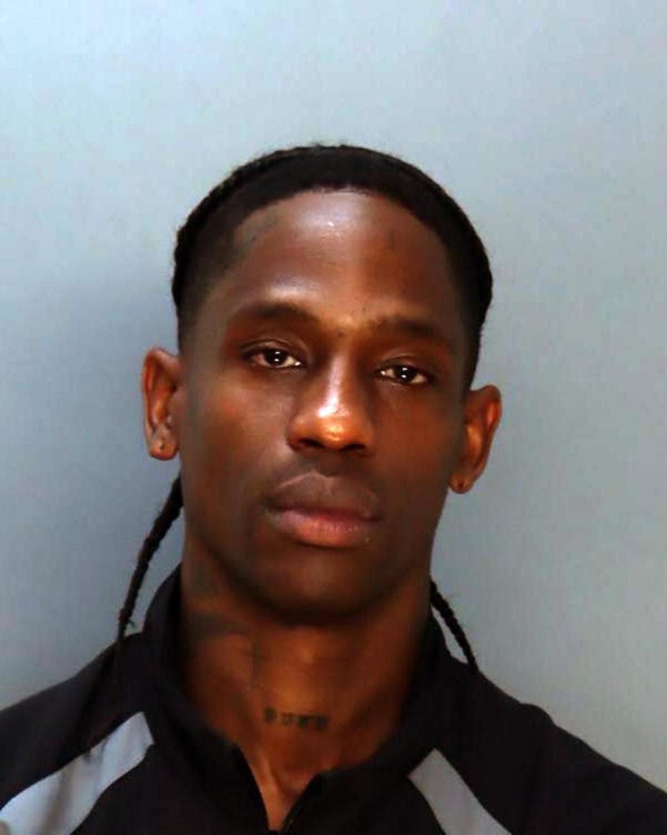 Travis Scott mug shot