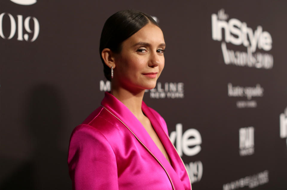 LOS ANGELES, CALIFORNIA - OCTOBER 21: Nina Dobrev attends the Fifth Annual InStyle Awards at The Getty Center on October 21, 2019 in Los Angeles, California. (Photo by Randy Shropshire/Getty Images for InStyle)