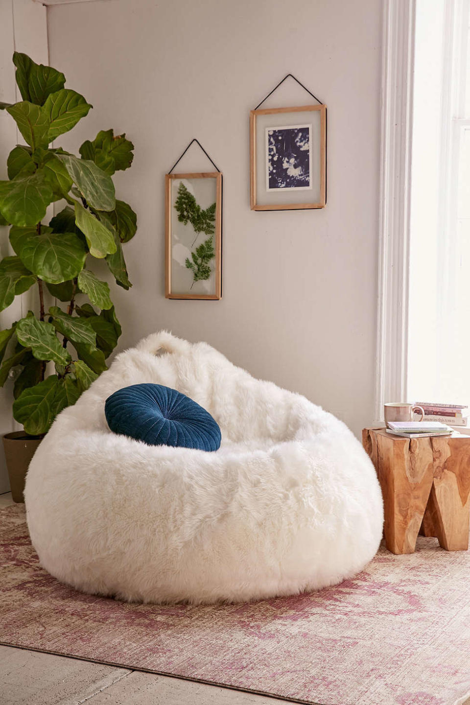 <a href="http://www.urbanoutfitters.com/urban/catalog/productdetail.jsp?id=41082082&amp;color=010&amp;category=MORE_IDEAS" target="_blank">Aspyn Shag Bean Bag&nbsp;Chair</a>, $198 at <a href="http://www.urbanoutfitters.com/urban/index.jsp?cm_sp=SITE_HEADER-_-HOME-_-index.jsp" target="_blank">Urban Outfitters</a>