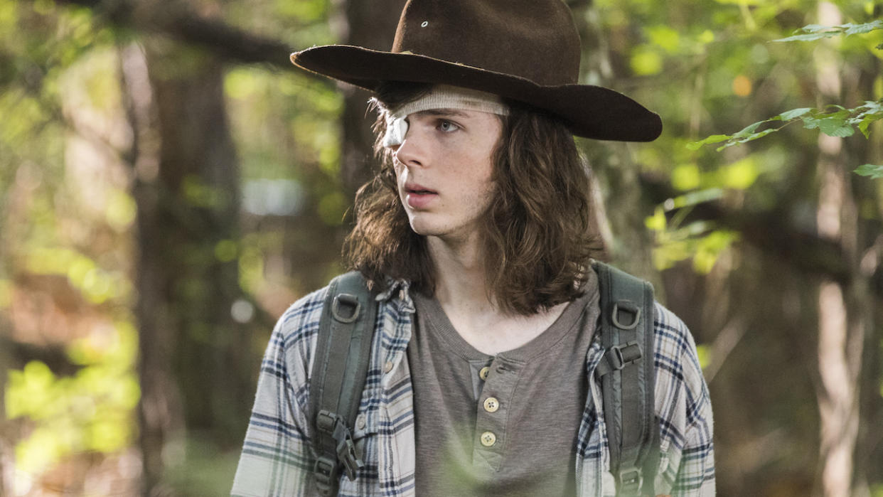  Chandler Riggs as Carl Grimes on The Walking Dead 