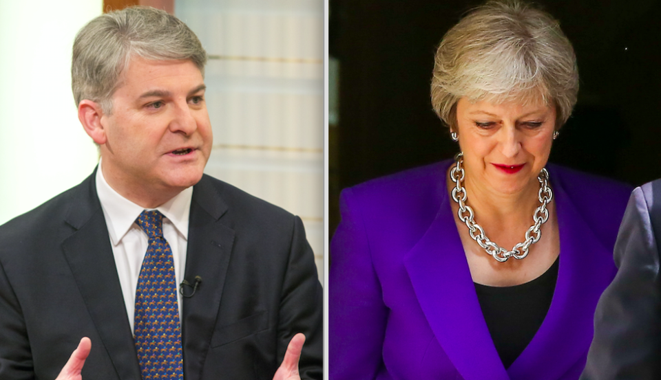 <em>Philip Davies has submitted a letter of no confidence in Theresa May’s leadership (Rex)</em>