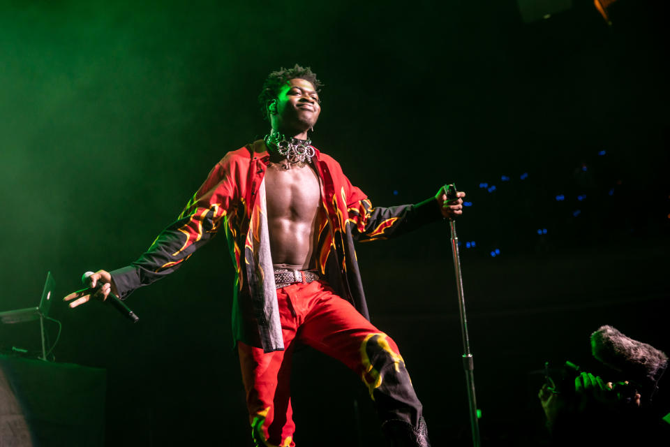 Lil Nas X performs at WiLD 94.9's FM's Jingle Ball 2019 on December 08, 2019 in San Francisco, California. | Getty Images—2019 Miikka Skaffari