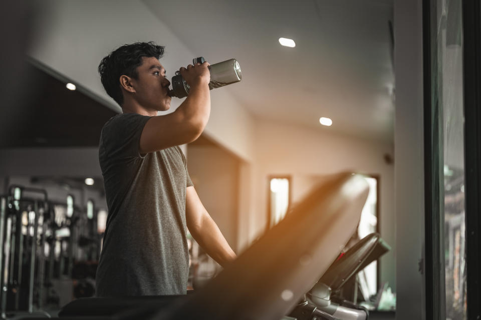 Man cooling down after working out. (Getty Images)