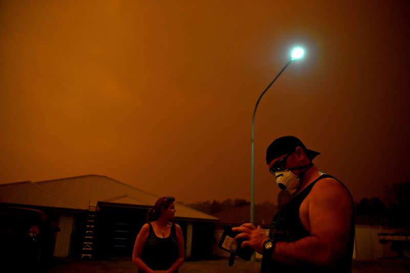 Bushfires in Nowra, New South Wales