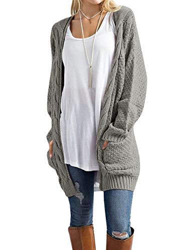 Traleubie Women's Open Front Chunky Cardigan Sweater (Amazon / Amazon)