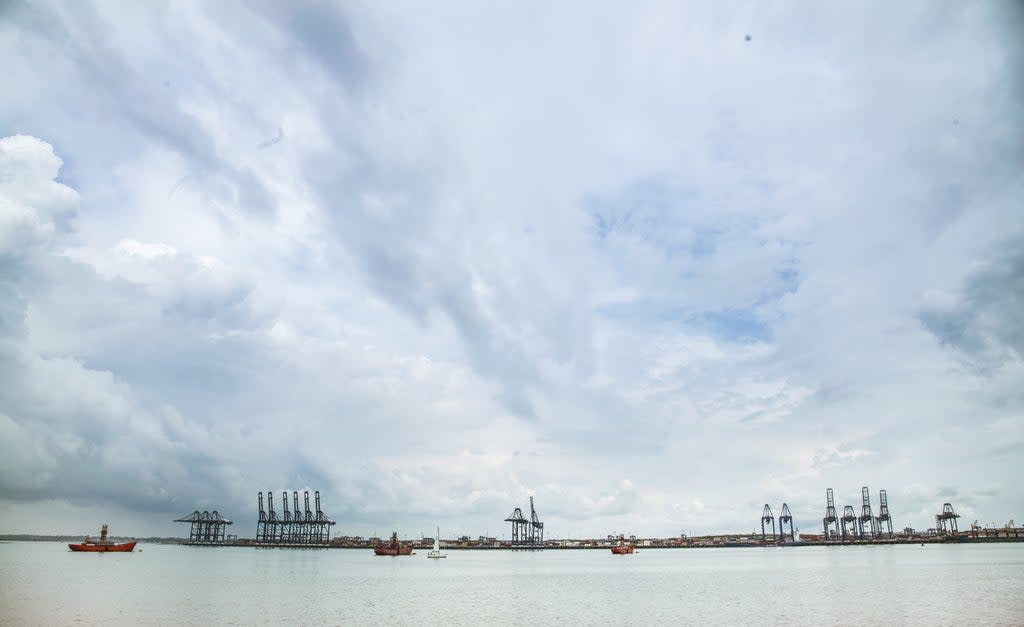 General view of Harwich Docks in Harwich (PA Wire)