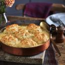<p>Fish pie gets an American makeover, topped with fluffy scone-like dumplings made with tangy cream cheese and smoked salmon.</p><p><strong>Freeze ahead </strong></p><p><strong>Prepare to end of step 3. Cool, wrap and freeze for up to 1 month.</strong></p><p><strong>Recipe: <a href="https://www.goodhousekeeping.com/uk/food/recipes/a38868186/creamy-smoked-salmon-cobbler/" rel="nofollow noopener" target="_blank" data-ylk="slk:Creamy Smoked Salmon Cobbler" class="link ">Creamy Smoked Salmon Cobbler</a></strong></p>
