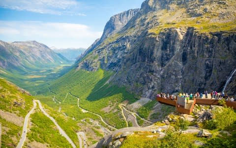 Trollstigen viewing platform Norway - Credit: iStock