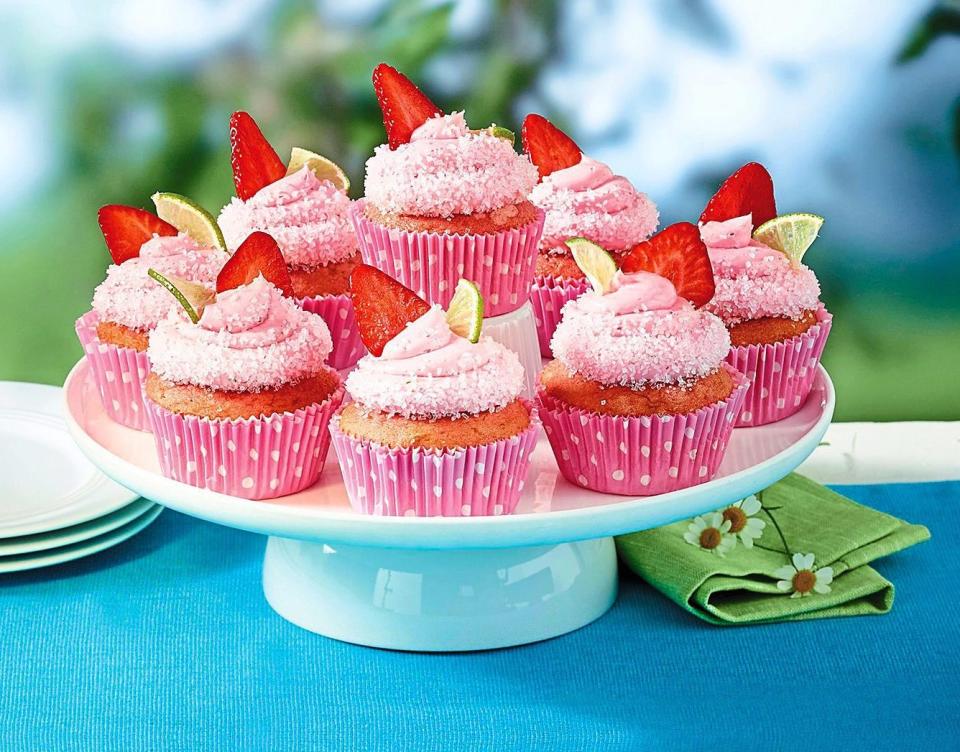 Strawberry Lime Cupcakes