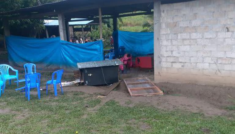 El lugar donde ocurrió la masacre adjudicada a Sendero Luminoso