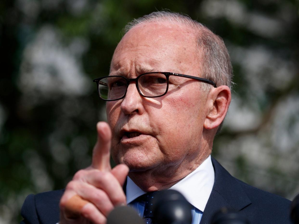 'Both sides will suffer on this," says White House chief economic adviser Larry Kudlow: AP