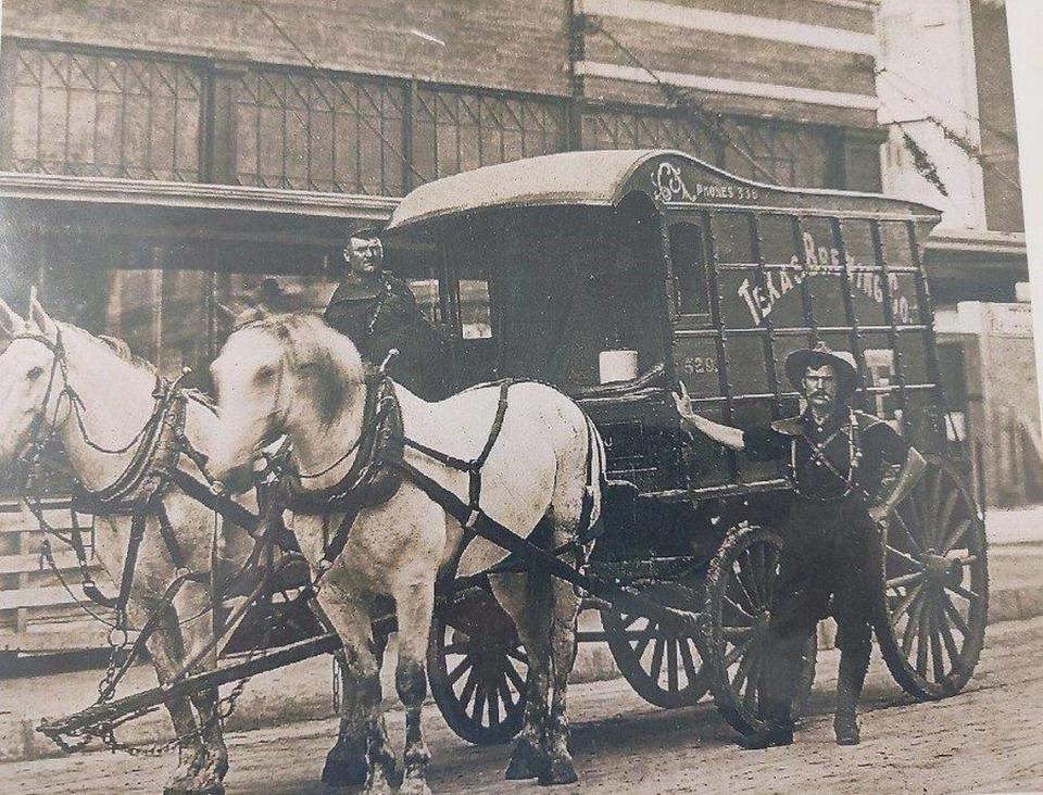 Texas Brewing Co. wagons fanned out across town each morning with bottles and barrels of beer.