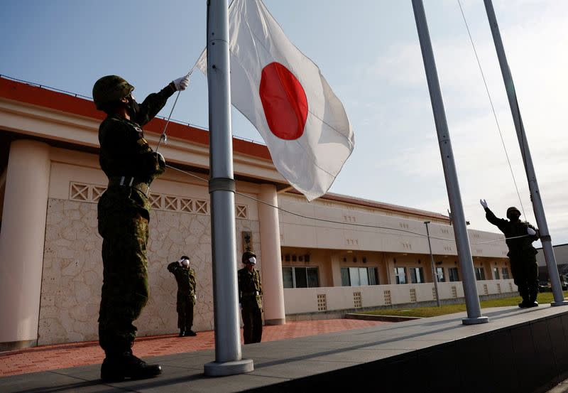 FILE PHOTO: Japan Ground Self-Defense Force Miyako camp