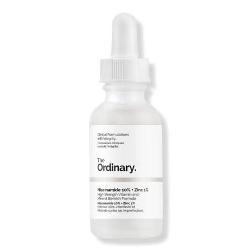 1) Niacinamide 10% + Zinc 1% Serum