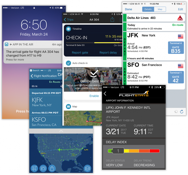 Today’s flight apps can access real-time FAA databases, to your benefit.