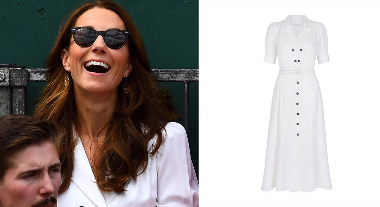 Kate Middleton's Wimbledon dress is now available to preorder online [Photo: Getty Images]
