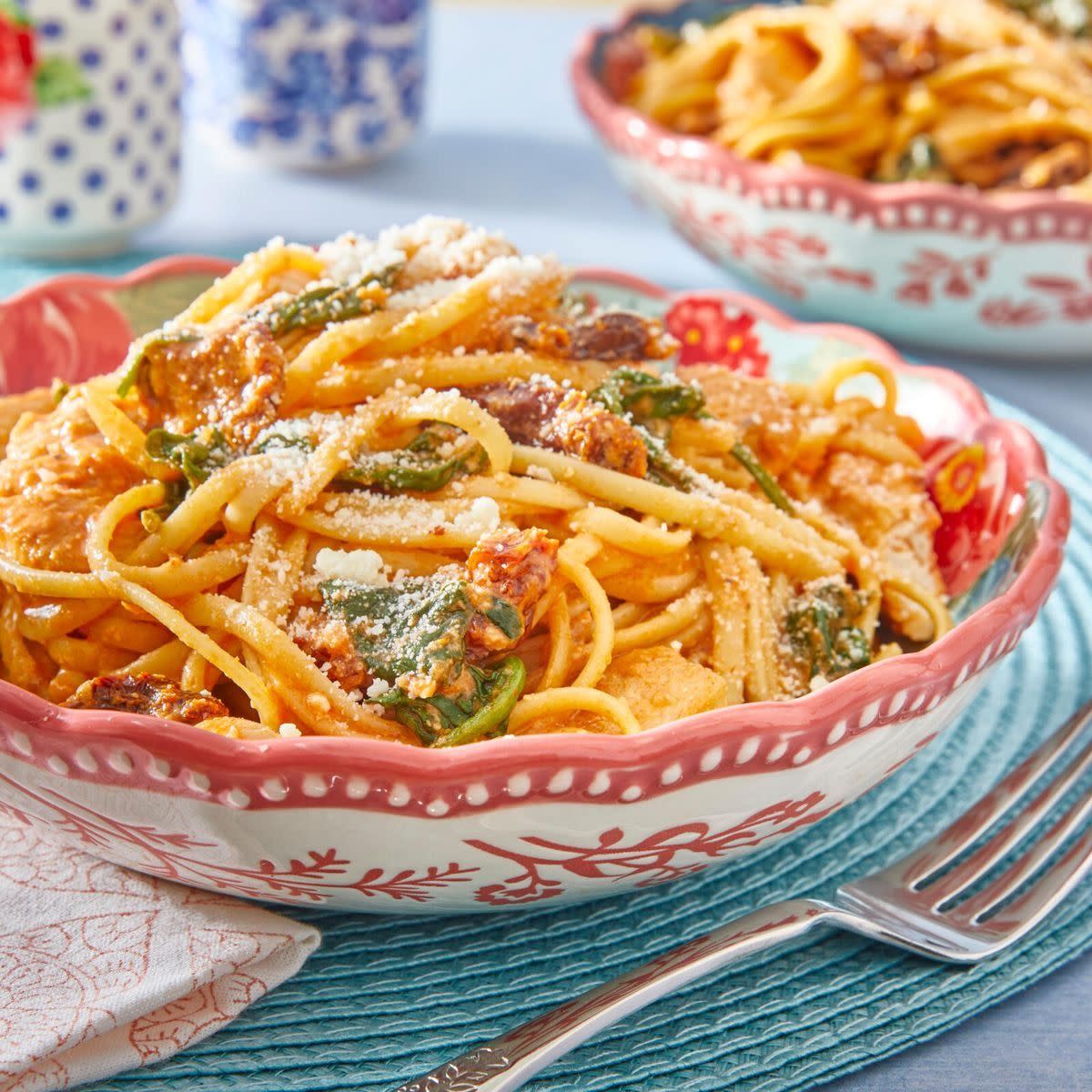 mothers day dinner ideas sun dried tomato pasta