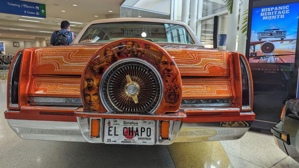 san antonio, san antonio airport, lowrider exhibit