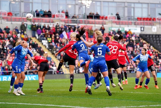 Manchester United v Durham – Vitality Women’s FA Cup – Fifth Round – Leigh Sports Village