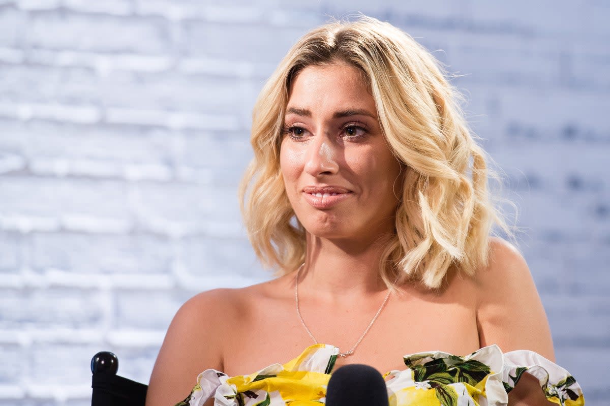 Stacey Solomon said she was ‘scared’ to say she was home alone with her baby after husband and kids travel to Spain without her (Getty Images)