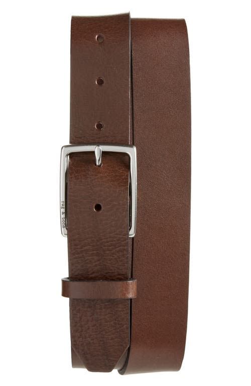 60) Rugged Leather Belt