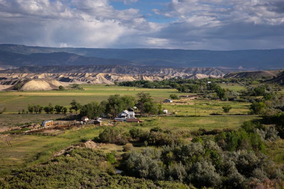 Near Austin, Colorado, Tongue Creek carries the water that remains as it drains from Grand Mesa National Forest.