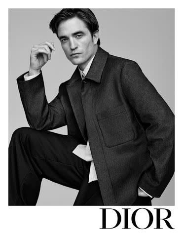 <p>Alasdair McLellan/DIOR</p> Robert Pattinson for Dior.