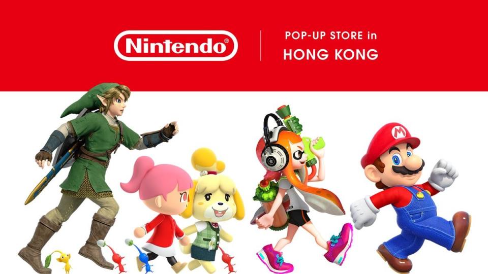 日本任天堂官方商店「Nintendo POP-UP STORE in HONG KONG」 12月登陸香港