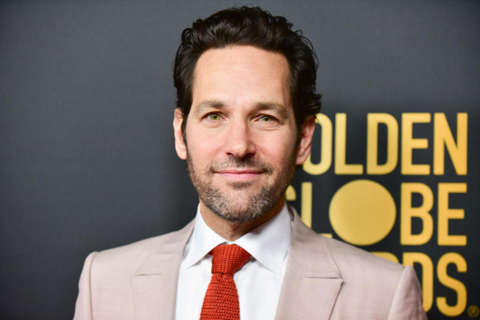 Paul Rudd looking ageless at the Golden Globe Awards