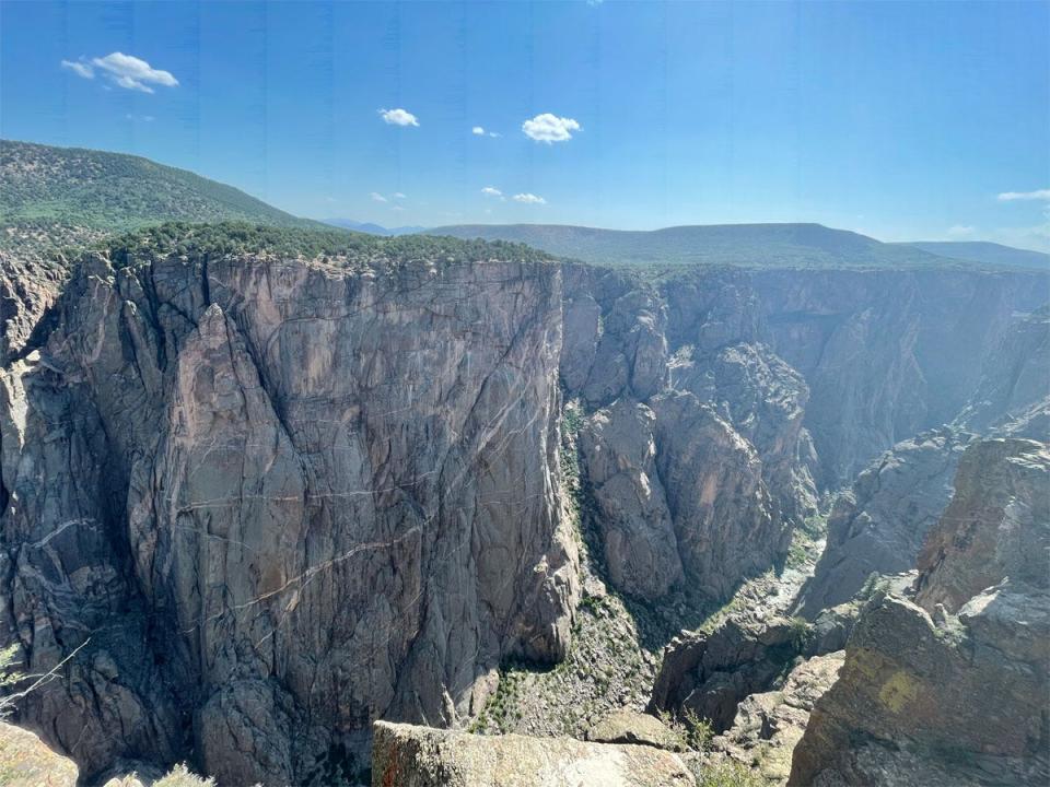 Black Canyon of the Gunnison view from the top