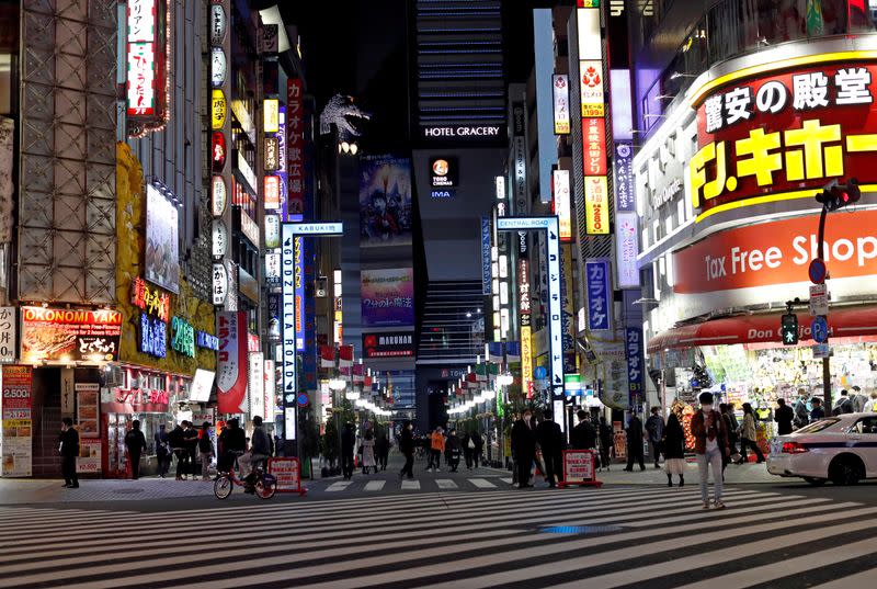 FILE PHOTO: Spread of the coronavirus disease (COVID-19) in Tokyo