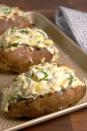 <p>Turn your favorite dip into a baked potato topping with this spinach and artichoke recipe. </p><p><strong>Get the recipe at <a href="https://www.delish.com/cooking/recipe-ideas/recipes/a50810/spinach-artichoke-baked-potatoes/" rel="nofollow noopener" target="_blank" data-ylk="slk:Delish.;elm:context_link;itc:0;sec:content-canvas" class="link ">Delish.</a></strong><br></p>