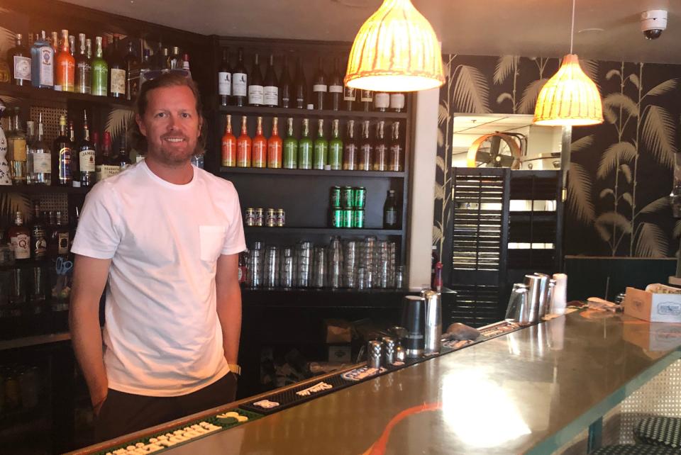 Callum McLaughlin is co-owner of the new restaurant Cabana, 140 Broadway in Newport.