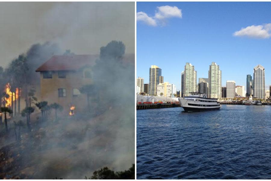 Cielo de San Diego se cubrirá de humo por incendios forestales del norte de California