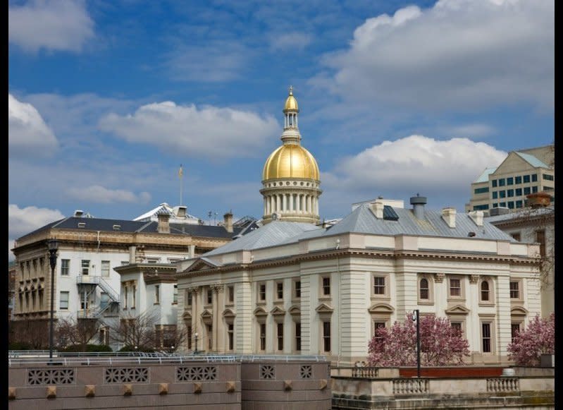 <strong>NEW JERSEY STATE HOUSE</strong>  Trenton, New Jersey    <strong>Year completed:</strong> 1792 (original structure)  <strong>Architectural style:</strong> Various  <strong>FYI: </strong>The New Jersey State House has always been a work in progress. The original building was first completed in 1792, and a few extensions were added shortly after. In 1885, a fire destroyed a portion of the State House, which was rebuilt in the Second Empire style with a new rotunda and dome. In the 1890s, a Victorian-style addition was made to the Assembly wing. Then in 1903, the Senate wing was renovated in the American Renaissance style. A four-story office was added three years later; it finally reached its present size in 1911, and so on...  <strong>Visit:</strong> Guided tours leave hourly Monday through Friday, 10 a.m. to 3 p.m., as well as the first and third Saturday of each month (12 p.m. to 3 p.m.) The State House is closed Sundays and on state holidays.    